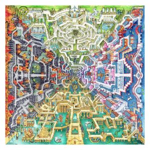 1600 Piece Plastic Jigsaw Puzzle for Adults: Myth Maze – Tom Parker  (Premium Quality, Water Resistant, Durable, Recyclable)