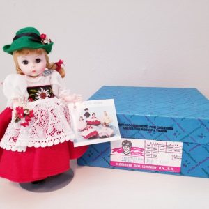 Madame Alexander Vintage International Switzerland # 594 * New in Box w/Stand