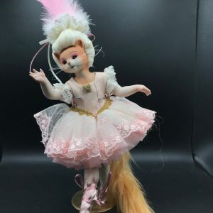 原創瓷娃娃，小貓芭蕾舞演員