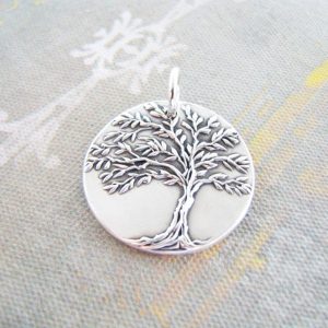 精美銀樹吊墜，SilverWishes 工匠手工製作，原創獨家設計