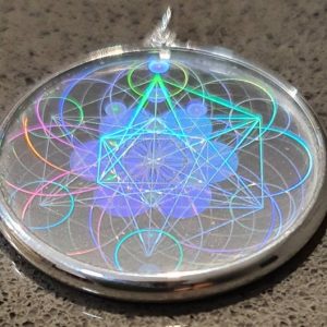 EMF 輻射防護 – 神聖幾何全息圖吊墜