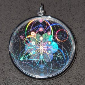 EMF 輻射防護 – 神聖幾何全息圖吊墜