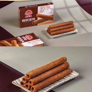 喜年來 – 台灣進口-咖啡蛋捲隨手包64g(4支入)