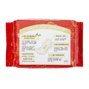 漢草紅參有氧護理-零觸感護翼日用衛生巾240mm